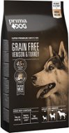 PrimaDog Zvěřina s krůtou bez obilovin, pro dospělé psy s citlivým trávením, 10 kg - Granule pro psy