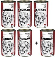 Canibaq Classic Liver 5 × 1250g + 1 free - Canned Dog Food