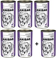 Canibaq Classic Venison 5 × 1250g + 1 free - Canned Dog Food