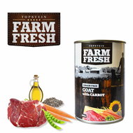 Topstein Farm Fresh Goat with Carrot 400g - Canned Dog Food