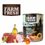 Topstein Farm Fresh Venison and Rabbit with Sweet Potatoes 400g - Canned Dog Food