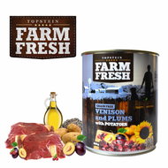 Topstein Farm Fresh Venison and Plums with Potatoes 400g - Canned Dog Food