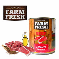 Topstein Farm Fresh Beef Monoprotein 400g - Canned Dog Food