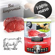 Topstein Beef with Liver in a Tin 800g - Canned Dog Food