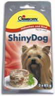GimDog Shiny Dog, kura a hovädzie 2× 85 g - Konzerva pre psov