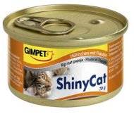 GimCat Shiny Cat kuře papaja 70 g - Konzerva pro kočky