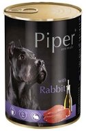 Piper Adult konzerva pro dospělé psy králičí 400g - Kapsička pro psy