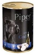 Piper Adult canned food for adult dogs with cod 400g - Dog Food Pouch