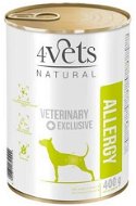 4Vets Natural Veterinary Exclusive allergy Dog Lamb 400g - Konzerva pro psy