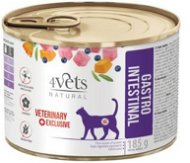 4Vets Natural Veterinary Exclusive Gastro Intestinal Cat 185 g - Diétna konzerva pre mačky