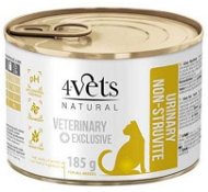 4Vets Natural Veterinary Exclusive Urinary Cat 185 g - Diétna konzerva pre mačky