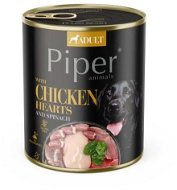 Piper Adult kuracie srdce a hnedá ryža 800 g - Konzerva pre psov