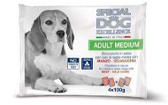 Monge Special Dog Excellence Medium Adult hovädzia a zver multi pack 4×100g - Kapsička pre psov