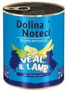 Dolina Noteci Superfood Veal and Lamb Meat 80% Meat 800g - Canned Dog Food