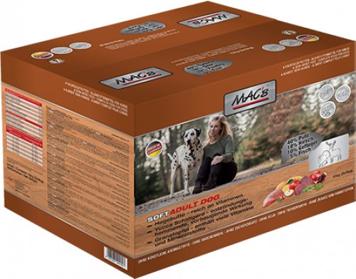 MaC' s Dog Soft GRAIN FREE Deer, Turkey and Game 1,5kg - Dog Kibble - Main image