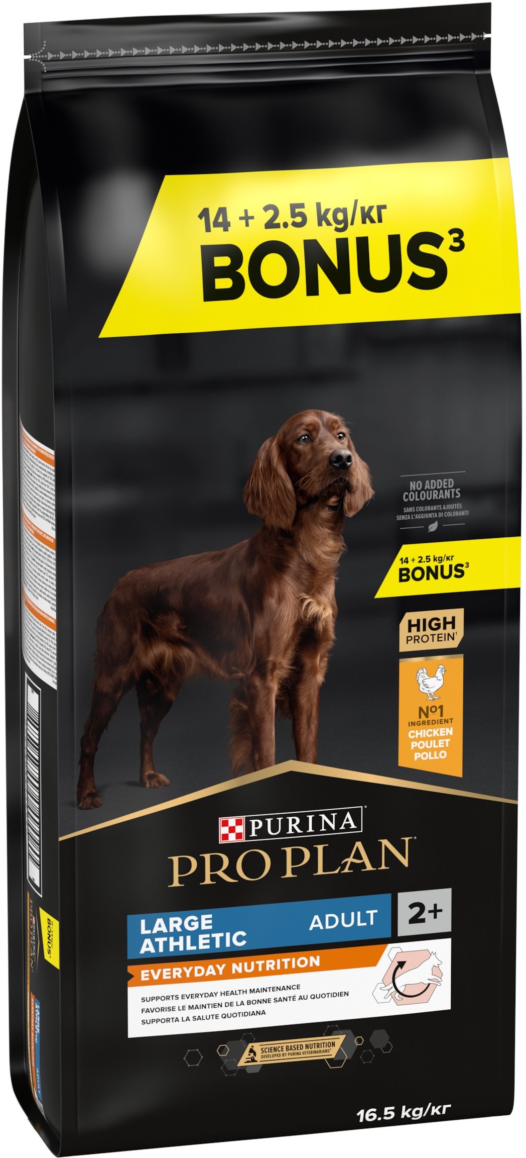 Pro Plan Adult Large Athletic Optibalance Chicken 14kg 2 5kg FREE Dog Kibble Alza.cz