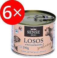 Falco Sense Dog Salmon and Beef 200g 6 pcs - Canned Dog Food