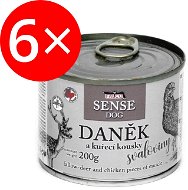 Falco Sense Dog Fallow-deer and Chicken 200g 6 pcs - Canned Dog Food