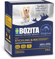 Bozita Grain-free Chicken Pieces with Rice in Jelly 370g - Canned Dog Food