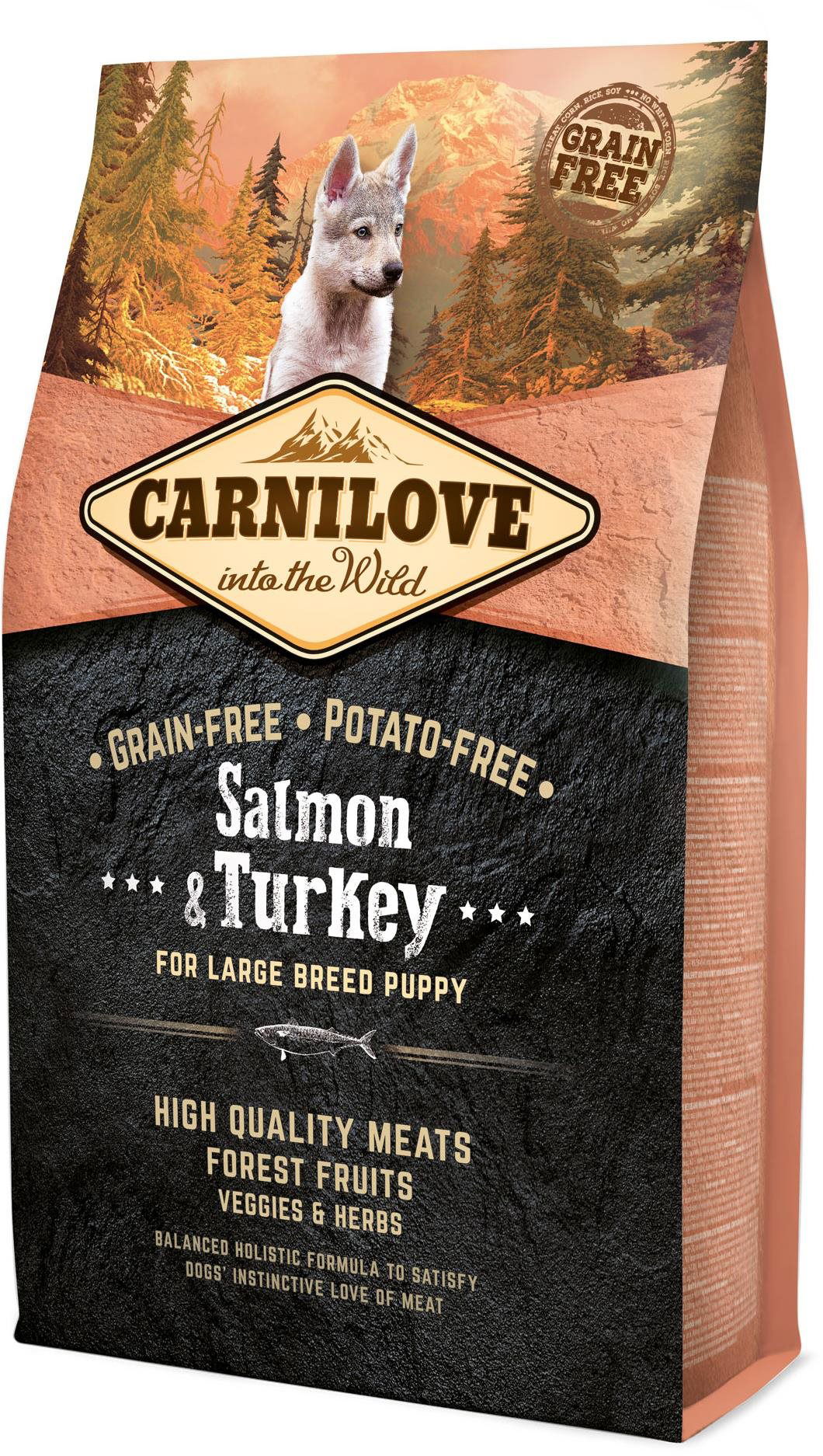 Carnilove large puppy salmon and turkey sale