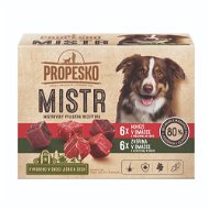 Propesko Master fillets with beef and venison in sauce 12×85g - Dog Food Pouch