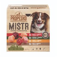 Propesko Master fillets with beef, venison, chicken and turkey in sauce 24×85g - Dog Food Pouch