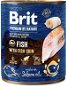 Brit Premium by Nature Fish with Fish Skin 800 g - Konzerva pre psov