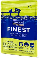 FISH4DOGS Kapsička pro psy Finest tuňákové kousky s ančovičkami 100 g - Kapsička pro psy