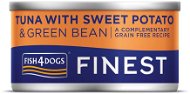 FISH4DOGS Canned food for dogs Finest with tuna, sweet potatoes and green beans 85 g - Canned Dog Food