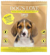 Dog's Love Granules Chicken Junior 80 g - Kibble for Puppies