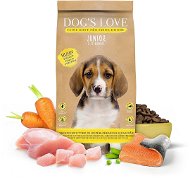 Dog's Love Granules Chicken Junior 12 kg - Kibble for Puppies
