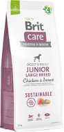 Brit Care Dog Sustainable s kuracím a hmyzom Junior Large Breed 12 kg - Granule pre šteniatka
