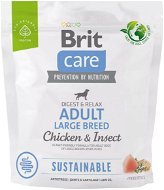Brit Care Dog Sustainable s kuracím a hmyzom Adult Large Breed 1 kg - Granuly pre psov