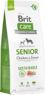 Brit Care Dog Sustainable s kuřecím a hmyzem Senior 12 kg - Granule pro psy
