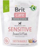 Brit Care Dog Sustainable s hmyzom a rybou Sensitive 1 kg - Granuly pre psov
