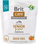 Brit Care Dog Grain-free s lososom Senior & Light 1 kg - Granuly pre psov