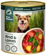 Pure Nature Dog Adult konzerva Hovězí a Jehněčí 800 g - Canned Dog Food