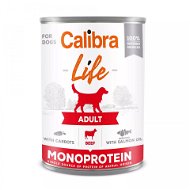 Calibra Dog Life konzerva adult beef with carrots 400 g - Konzerva pre psov