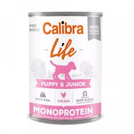 Calibra Dog Life konzerva pro štěňata a juniory s kuřecím a rýží 400 g - Canned Dog Food