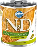 N&D Dog Low grain adult Boar & Apple 285 g - Konzerva pre psov