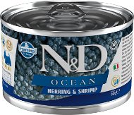 N&D Ocean Dog Adult Herring & Shrimps Mini 140 g - Konzerva pre psov