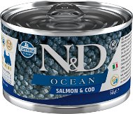 N&D Ocean Dog Adult Salmon & Codfish Mini 140 g - Konzerva pre psov