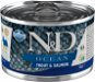 N&D Dog Ocean adult Trout & Salmon Mini 140 g - Canned Dog Food
