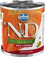 N&D Pumpkin Dog Adult Quail & Pumpkin 285 g - Konzerva pre psov