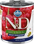 N&D Dog Quinoa ad. weight mngmnt Lamb & Brocolli 285 g - Canned Dog Food