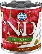 N&D Dog Quinoa adult Venison & Coconut 285 g - Konzerva pro psy