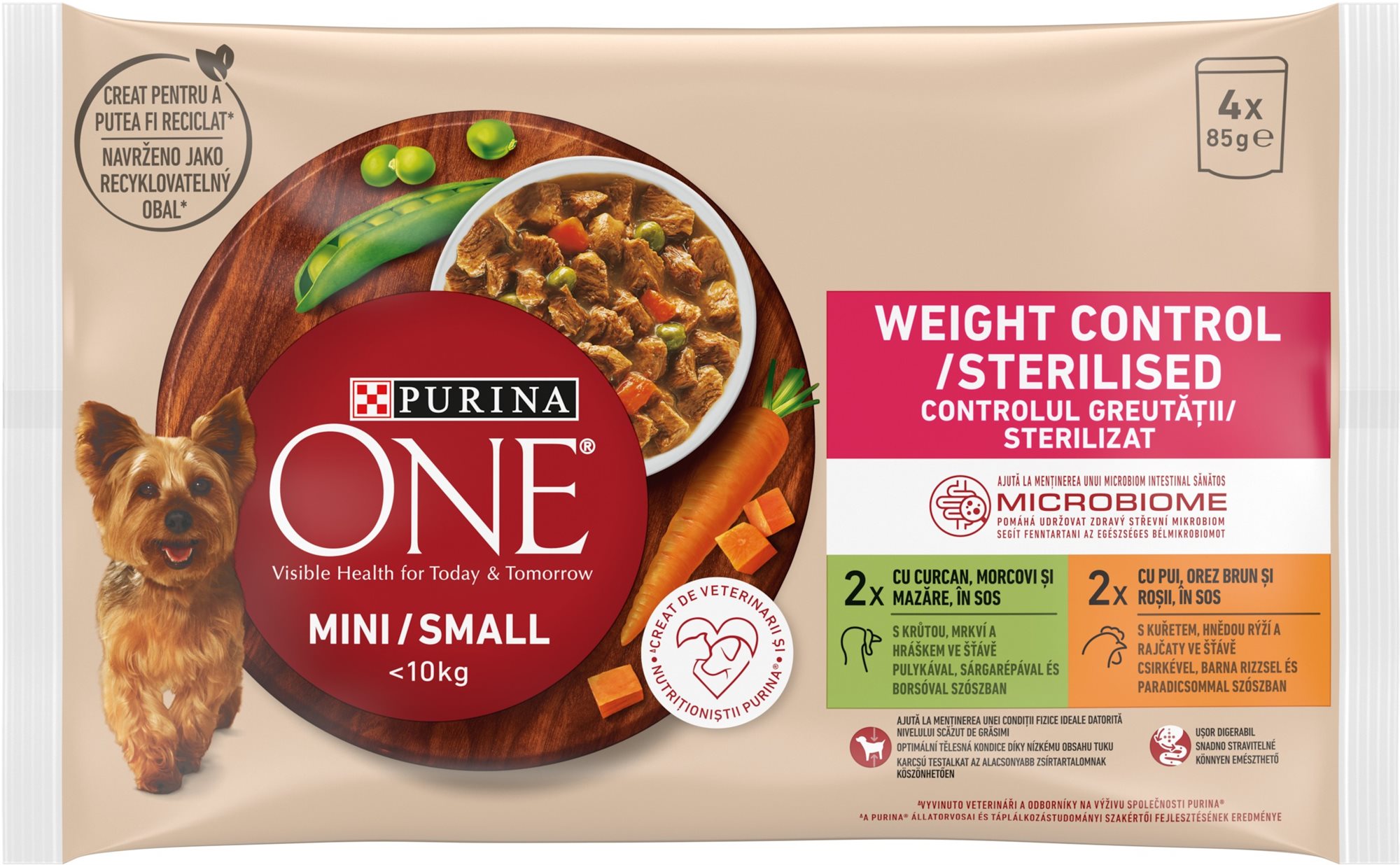 Purina one dog clearance food weight control