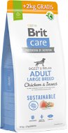 Brit Care Dog Sustainable s kuracím a hmyzom Adult large breed 12 + 2 kg - Granuly pre psov