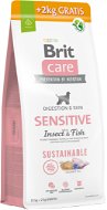 Brit Care Dog Sustainable s hmyzem a rybou Sensitive 12 + 2 kg - Dog Kibble