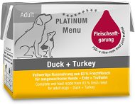 Canned Dog Food Platinum Menu Duck + Turkey 90 g - Konzerva pro psy
